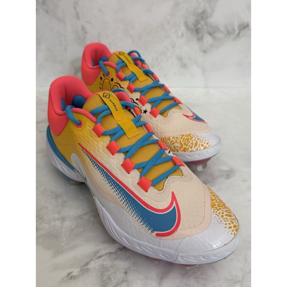 Nike x RBI Exclusive Alpha Huarache Elite 3 Low Baseball Cleats Men’s Sizes - Picture 3 of 8